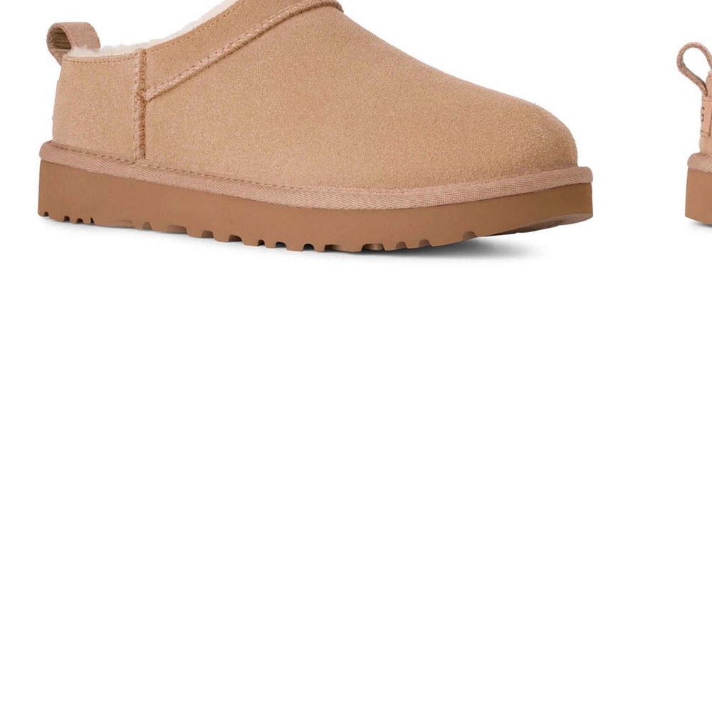 UGG Classic Classic Micro Pull Tab Round Toe Booties